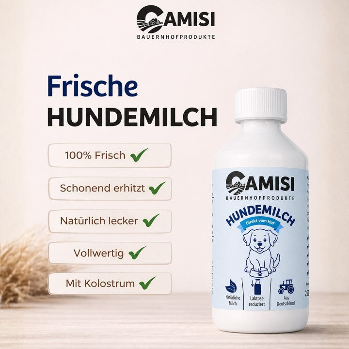 Hundemilch Vorteile CAMISI vs. Andere